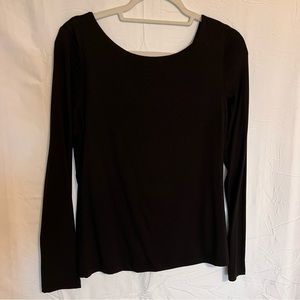 CJLA Long Sleeve Scoop Back Tee